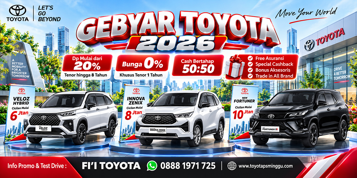 Promo Toyota terbaru 2026
